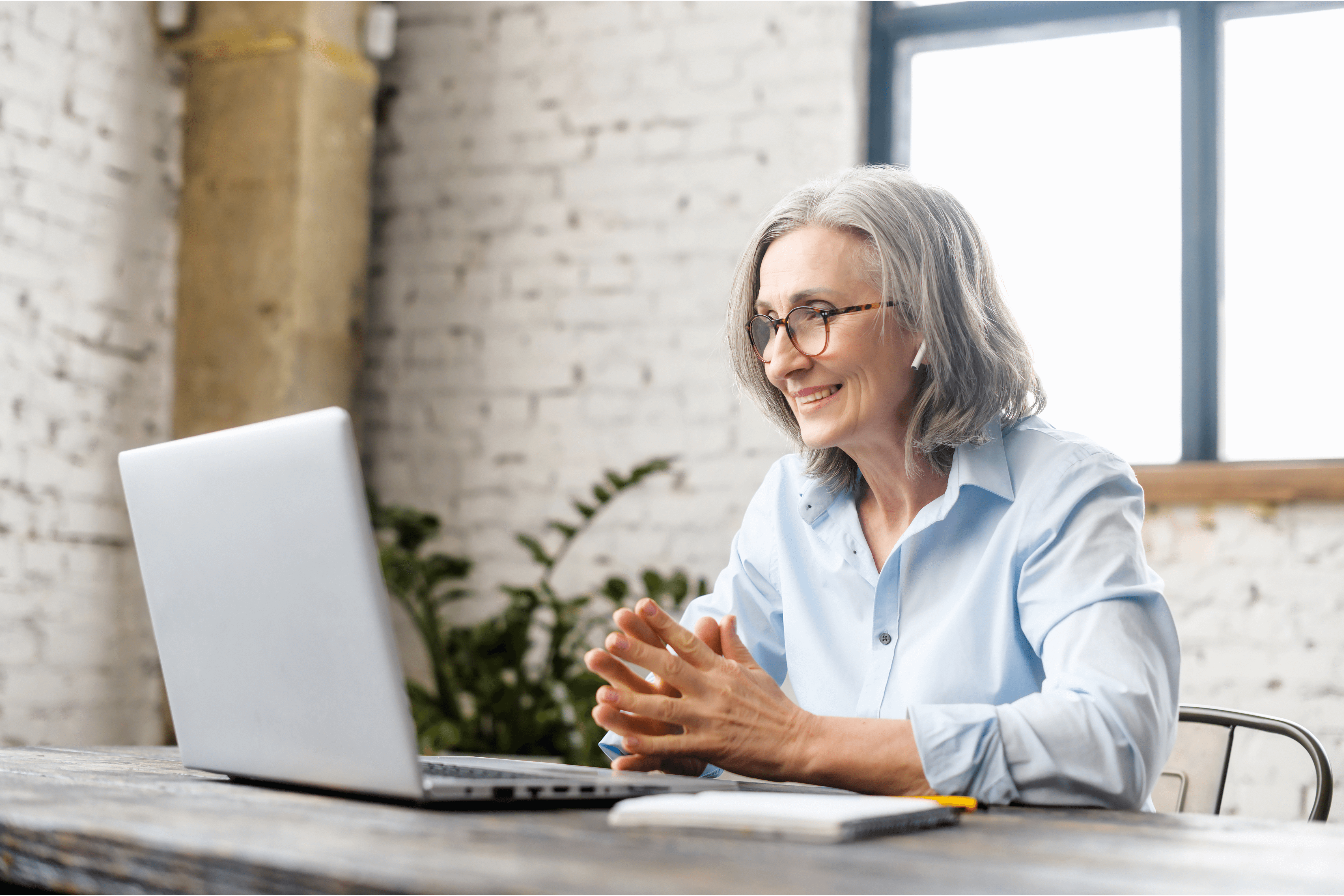 Woman on Video Call #image_title